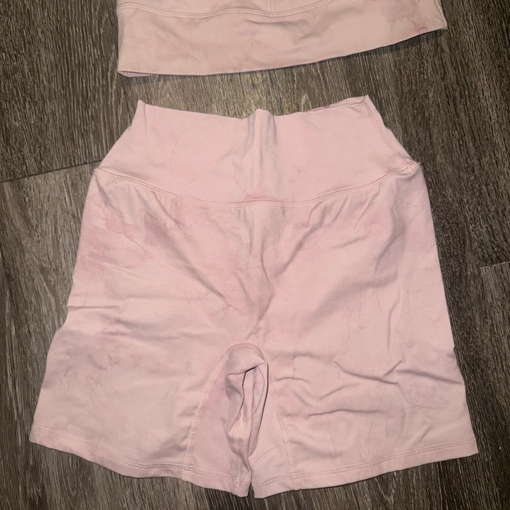 Alphalete pink set top and bottom